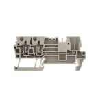 WEIDMÜLLER - Durchgangs-Reihenklemme, Zugfederanschluss, 2.5mm², 500V, 24A, dunkelbeige