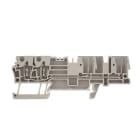 WEIDMÜLLER - Durchgangs-Reihenklemme, Zugfederanschluss, 2.5mm², 500V, 24A, dunkelbeige