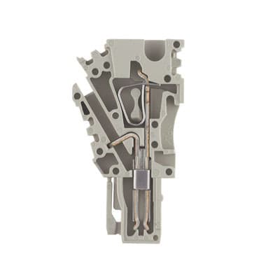 WEIDMÜLLER - Stecker (Klemmen), Steckanschluss, 2.5mm², 500V, 24A, Polzahl: 1, dunkelbeige