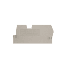 WEIDMÜLLER - Trennwand (Klemmen), Abschluss- und Zwischenplatte, 58x27mm, dunkelbeige