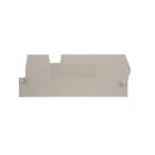 WEIDMÜLLER - Trennwand (Klemmen), Abschluss- und Zwischenplatte, 71.05x27mm, dunkelbeige