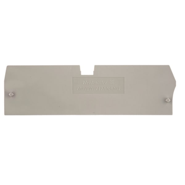 WEIDMÜLLER - Trennwand (Klemmen), Abschluss- und Zwischenplatte, 92.95x27mm, dunkelbeige