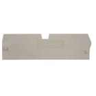 WEIDMÜLLER - Trennwand (Klemmen), Abschluss- und Zwischenplatte, 92.95x27mm, dunkelbeige