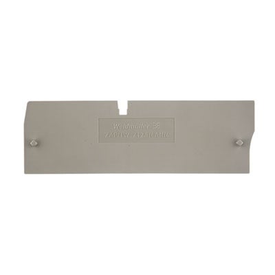 WEIDMÜLLER - Trennwand (Klemmen), Abschluss- und Zwischenplatte, 85.35x27mm, dunkelbeige