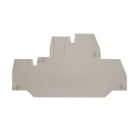 WEIDMÜLLER - Trennwand (Klemmen), Abschluss- und Zwischenplatte, 80.5x44.66mm, dunkelbeige