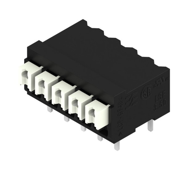 WEIDMÜLLER - Leiterplattenklemme, 3.50mm, Polzahl:5, Abgang: 90°, PUSH IN