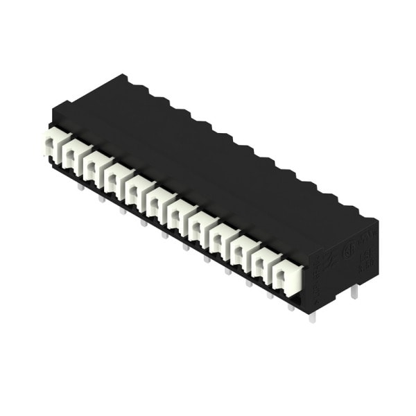 WEIDMÜLLER - Leiterplattenklemme, 3.50mm, Polzahl:12, Abgang: 90°, PUSH IN