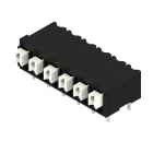 WEIDMÜLLER - Leiterplattenklemme, 5.00mm, Polzahl:6, Abgang: 90°, PUSH IN
