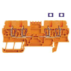 WEIDMÜLLER - Durchgangs-Reihenklemme, Zugfederanschluss, 1.5mm², 500V, 17.5A, orange