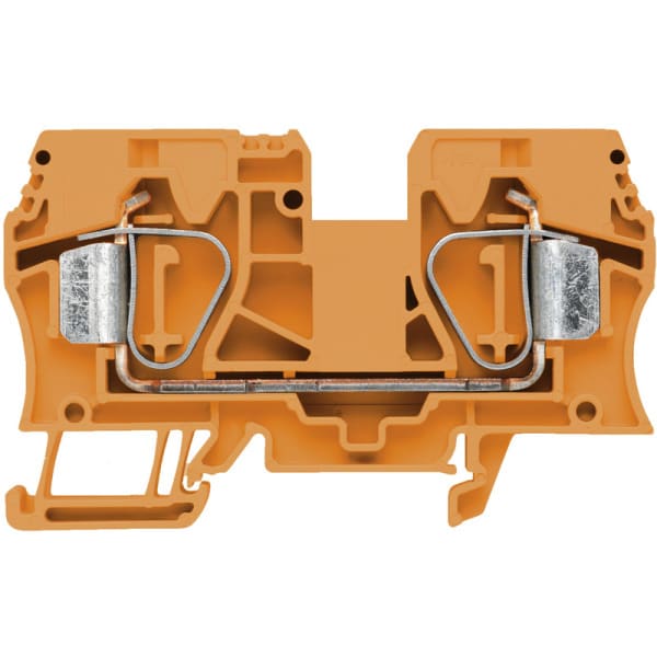 WEIDMÜLLER - Durchgangs-Reihenklemme, Zugfederanschluss, 16mm², 1000V, 76A, orange