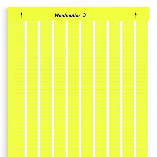 WEIDMÜLLER - Gerätemarkierung, selbstklebend, 17mm, Polyester, PVC frei, gelb