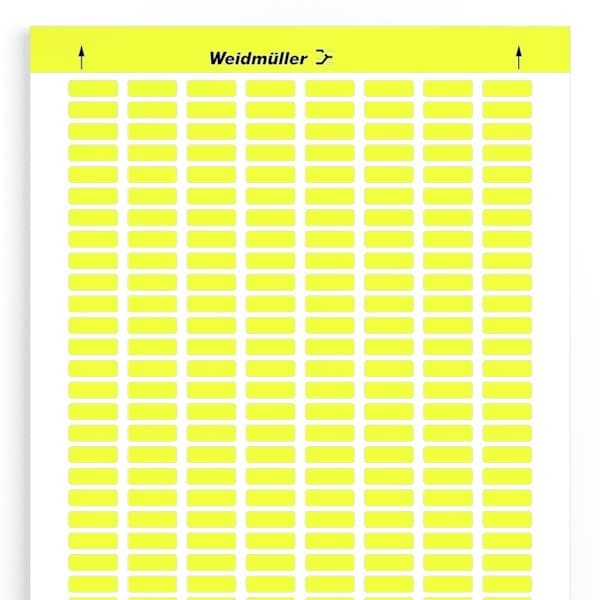WEIDMÜLLER - Gerätemarkierung, selbstklebend, 19.05mm, Polyester, PVC frei, gelb