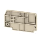 WEIDMÜLLER - Trennwand (Klemmen), Abschluss- und Zwischenplatte, 57.55x34.65mm, dunkelbeige