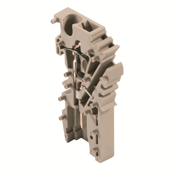 WEIDMÜLLER - Stecker (Klemmen), Steckanschluss, 2.5mm², 500V, 24A, Polzahl: 1, dunkelbeige