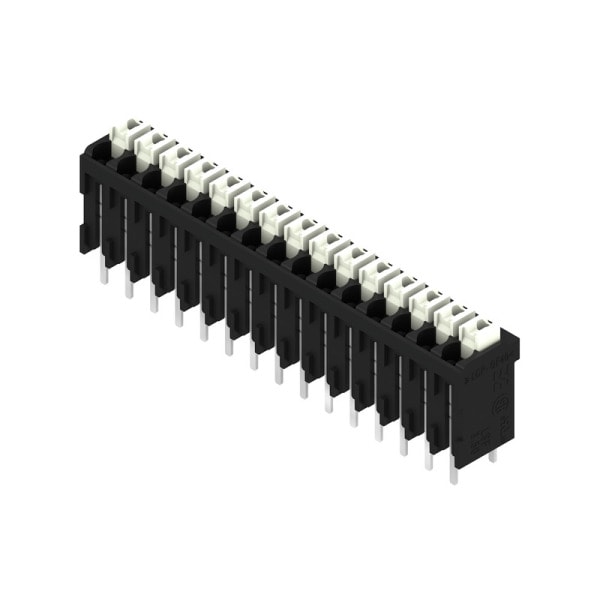 WEIDMÜLLER - Leiterplattenklemme, 3.50mm, Polzahl:15, Abgang: 180°, PUSH IN