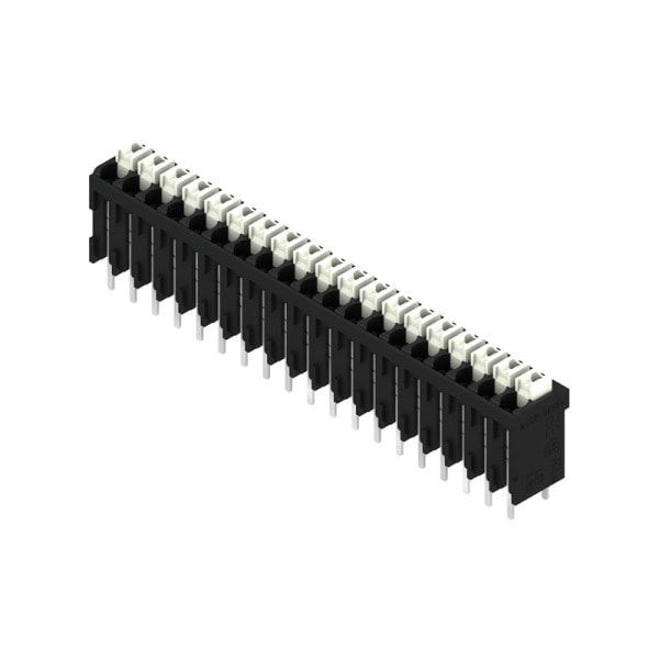 WEIDMÜLLER - Leiterplattenklemme, 3.50mm, Polzahl:19, Abgang: 180°, PUSH IN