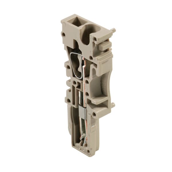 WEIDMÜLLER - Stecker (Klemmen), Steckanschluss, 2.5mm², 500V, 24A, Polzahl: 1, dunkelbeige