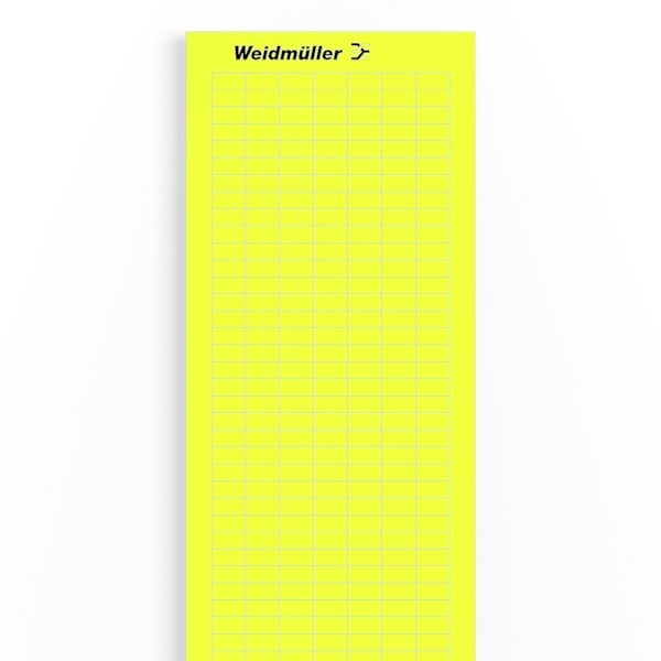 WEIDMÜLLER - Gerätemarkierung, selbstklebend, 12mm, Polyester, PVC frei, gelb