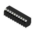 WEIDMÜLLER - Leiterplattenklemme, 5.08mm, Polzahl:10, Abgang: 135°, PUSH IN