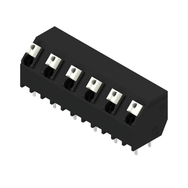WEIDMÜLLER - Leiterplattenklemme, 7.50mm, Polzahl:3, Abgang: 135°, PUSH IN
