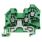 WEIDMÜLLER - Schutzleiter-Reihenklemme, Schraubanschl, 4mm², 800V, 8A, grün/gelb
