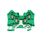 WEIDMÜLLER - Schutzleiter-Reihenklemme, Schraubanschl, 4mm², 800V, 8A, grün/gelb