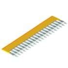 WEIDMÜLLER - Querverbinder, gesteckt, Pole:20, Raster 6.1mm, Isoliert, 32A, gelb