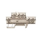 WEIDMÜLLER - Mehrstock-Reihenklemme, Zugfederanschluss, 2.5mm², 800V, 24A, dunkelbeige