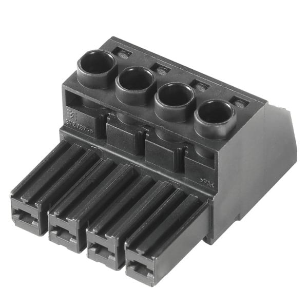 WEIDMÜLLER - Leiterplattensteckverbinder (Leiter), 7.62mm, Polzahl: 4, Zugbügelanschluss