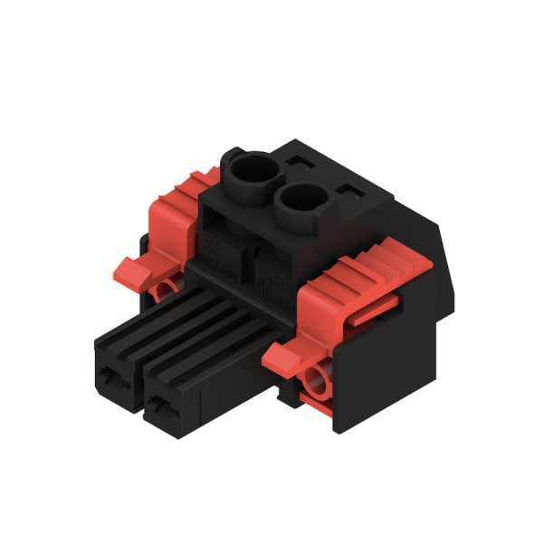 WEIDMÜLLER - Leiterplattensteckverbinder (Leiter), 7.62mm, Polzahl: 4, Zugbügelanschluss