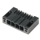 WEIDMÜLLER - Leiterplattensteckverbinder (Platine), 7.62mm, Polzahl: 4, Abgangswinkel: 90°