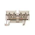WEIDMÜLLER - Durchgangs-Reihenklemme, Zugfederanschluss, 2.5mm², 800V, 24A, dunkelbeige