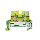 WEIDMÜLLER - Schutzleiter-Reihenklemme, Zugfederanschluss, 2.5mm², 800V, grün/gelb