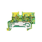 WEIDMÜLLER - Schutzleiter-Reihenklemme, Zugfederanschluss, 2.5mm², 800V, grün/gelb
