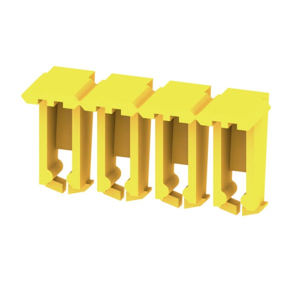 WEIDMÜLLER - Klemmenabdeckung, Wemid, gelb, H:20.4mm, B:6mm, T:8.65mm