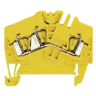 WEIDMÜLLER - Durchgangs-Reihenklemme, Zugfederanschluss, 2.5mm², 800V, 24A, gelb