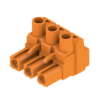 WEIDMÜLLER - Leiterplattensteckverbinder (Leiter), 7.62mm, Polzahl: 3, Zugbügelanschluss