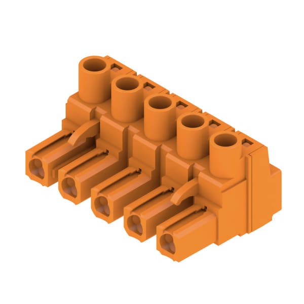 WEIDMÜLLER - Leiterplattensteckverbinder (Leiter), 7.62mm, Polzahl: 5, Zugbügelanschluss