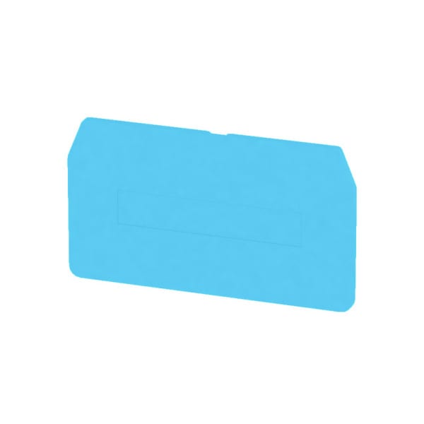WEIDMÜLLER - Trennwand (Klemmen), Abschluss- und Zwischenplatte, 83.8x34.85mm, blau