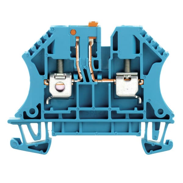 WEIDMÜLLER - Prüftrenn-Reihenklemme WTR, Schraub, 4mm², 500V, 32A, blau