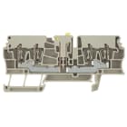 WEIDMÜLLER - Prüftrenn-Reihenklemme ZTR, Zugfeder, 2.5mm², 400V, 16A, dunkelbeige
