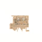 WEIDMÜLLER - Sicherungs-Reihenklemme, Schraubanschl, mit LED, 4mm², 500V, beige/gelb
