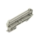 WEIDMÜLLER - Abschlussplatte, RS 80 kieselgrau, Abschlussplatte, Breite: 9mm