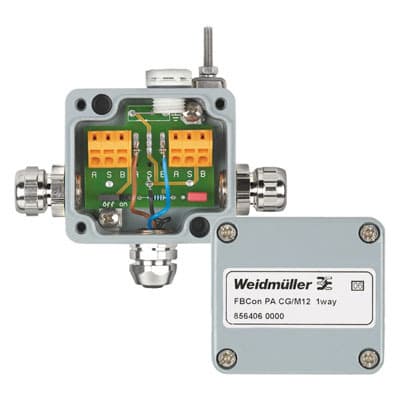 WEIDMÜLLER - Standardverteiler, 1-fach Verteiler, IP66