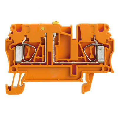 WEIDMÜLLER - Prüftrenn-Reihenklemme ZTR, Zugfeder, 2.5mm², 500V, 20A, orange