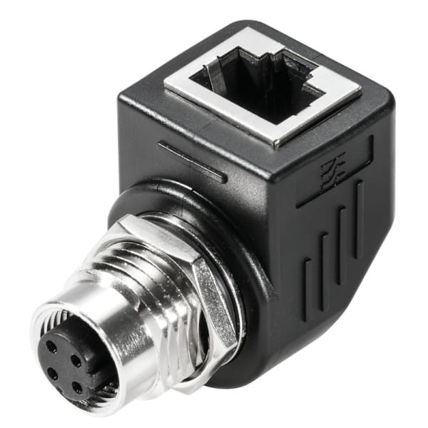 WEIDMÜLLER - Adapterstecker, IP67, Anschluss 1: RJ45 90°