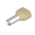 WEIDMÜLLER - Aderendhülse, Zwillings-Aderendhülse, 10mm², Abisolierlänge: 17mm, elfenbein