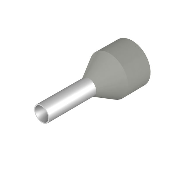 WEIDMÜLLER - Aderendhülse, isoliert, 4mm², Abisolierlänge: 14mm, grau