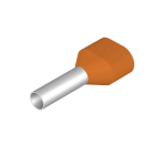 WEIDMÜLLER - Aderendhülse, Zwillings-Aderendhülse, 4mm², Abisolierlänge: 15mm, orange