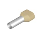 WEIDMÜLLER - Aderendhülse, Zwillings-Aderendhülse, 10mm², Abisolierlänge: 23mm, elfenbein